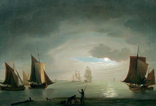 Seascape in Moonlight, , James Sillett