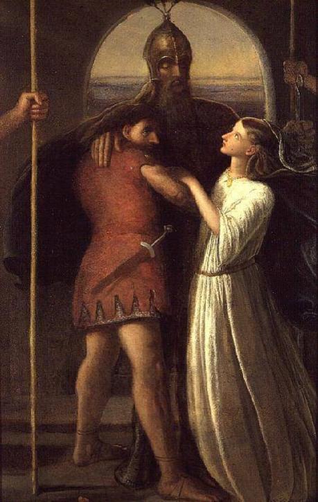 Death of Earl Siward, 1861, James Smetham