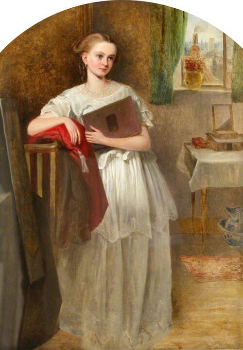 Anna Kull, 1857, James Smetham