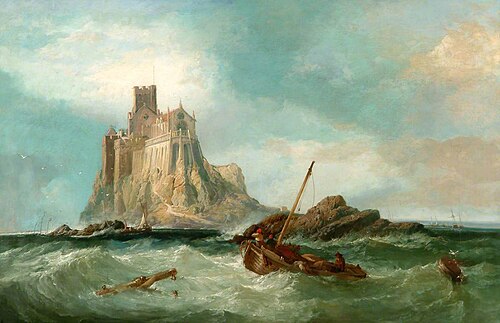 St Michael's Mount, 1861, James Webb