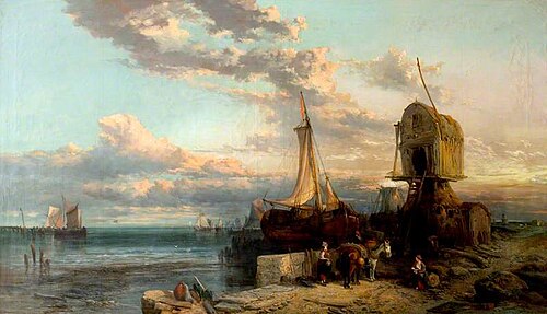 Coast Scene, 1863, James Webb