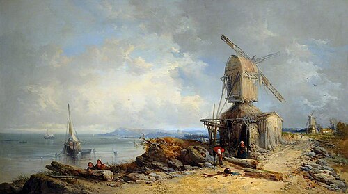 St Aubin's Bay, Jersey, 1863, James Webb