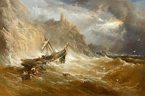 Shipwreck, 1865, James Webb
