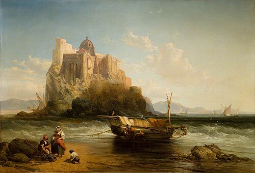 The Castle of Ischia, 1866, James Webb