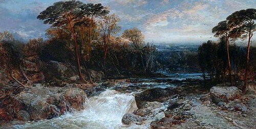 Mountain Torrent, 1871, James Webb