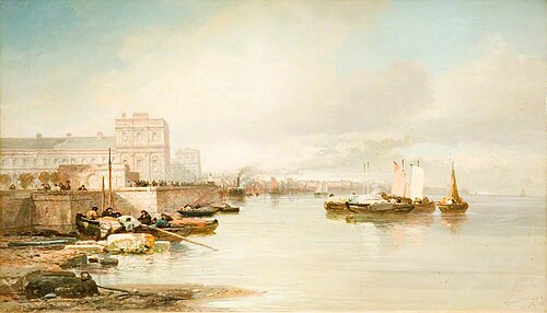 Greenwich Hospital, Viewed from the East, 1875, James Webb