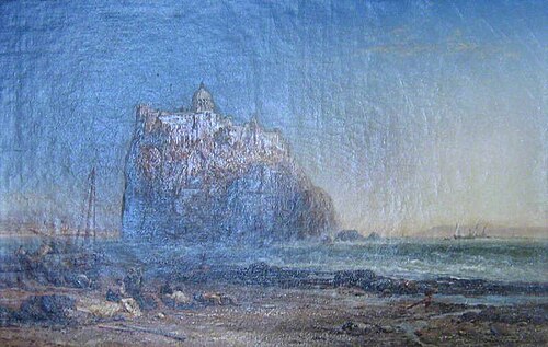 The Castle of Ischia, near Naples, 1875, James Webb