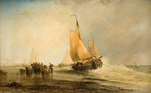 On the Dutch Coast, , James Webb