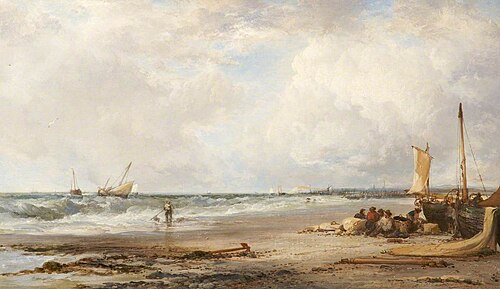 Coast Scene near Havre de Grace, , James Webb