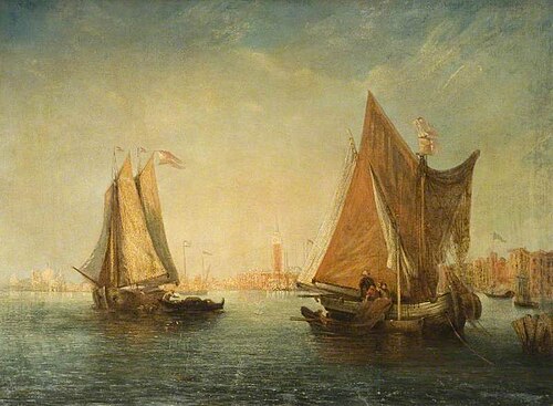 Venetian Canal Scene, , James Webb