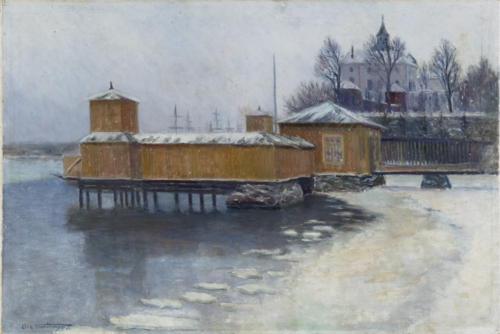 Sølyst badehus, 1900, Oscar Grønmyra