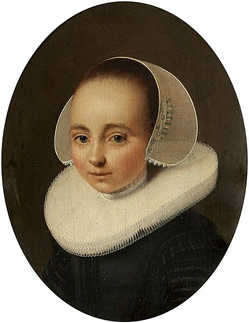 Portrait d'une jeune fille, 1633, Jan Damen Cool