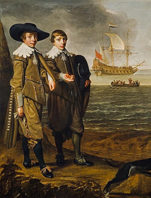 A Dutch Family Group (Portrait of Two Boys), 1633, Jan Damen Cool
