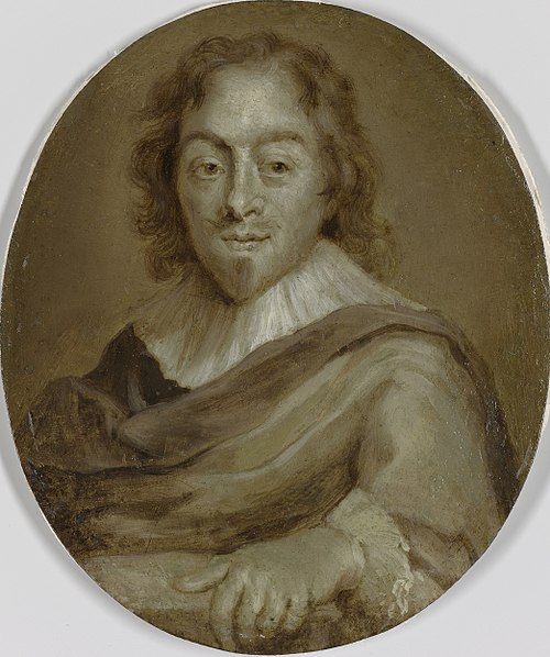 Portrait of Constantijn Huygens, Poet, Secretary to Prince Frederick Henry and Prince William II and, 1750, Jan Maurits Quinkhard