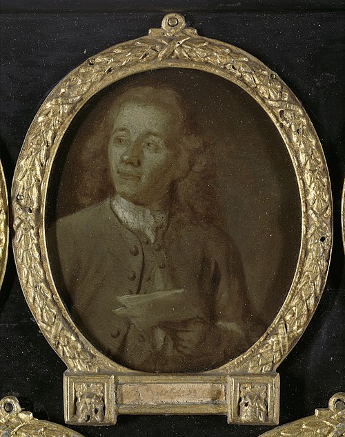 Portrait of Abraham Haen the Younger, Draftsman, Etcher and Poet in Amsterdam, 1750, Jan Maurits Quinkhard