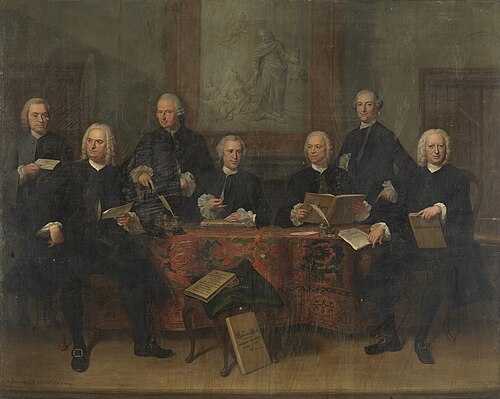 Regents of the Oudezijds Almshouse, 1759, 1759, Jan Maurits Quinkhard