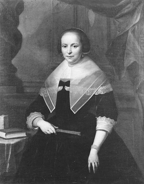 Portrait of Jacoba Lampsins  (....-1667), 1750, Jan Maurits Quinkhard