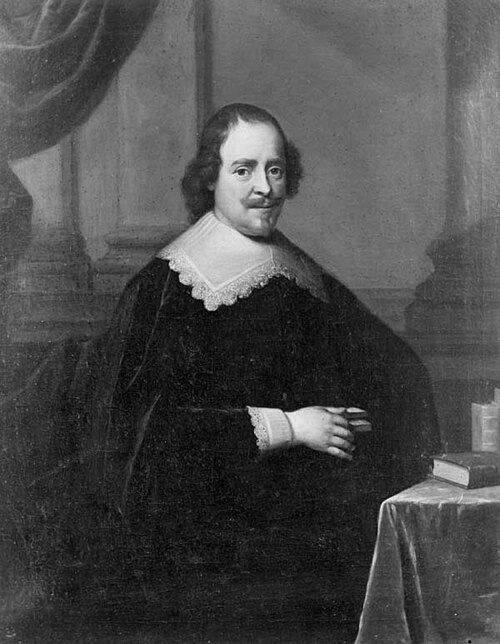 Portrait of Carel Martens (1602-1649), echtgenoot van Jacoba Lampsins, 1750, Jan Maurits Quinkhard