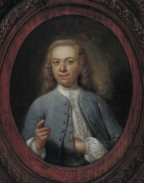 Portrait d'un homme, 1738, Jan Maurits Quinkhard