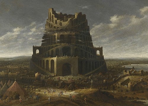 La Tour de Babel, 1650, Jan Christiaensz Micker