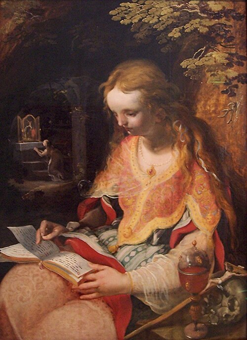 Mary Magdalene Reading, 1592, Jan Nagel
