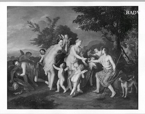 The judgement of Paris, 1661, Jan van Neck