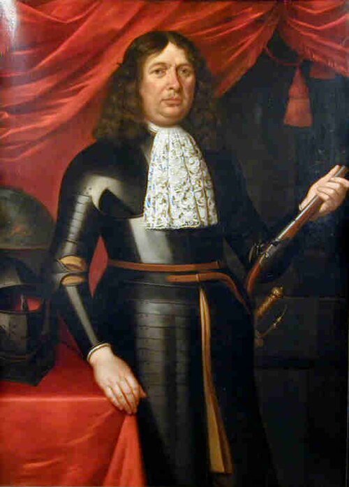 Portret van kapitein-ter-zee Cornelis van der Zaan, 1682, Jan van Neck