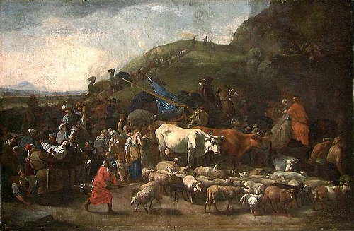 A Caravan robbed by Tartars, 1658, Jan van Ossenbeck