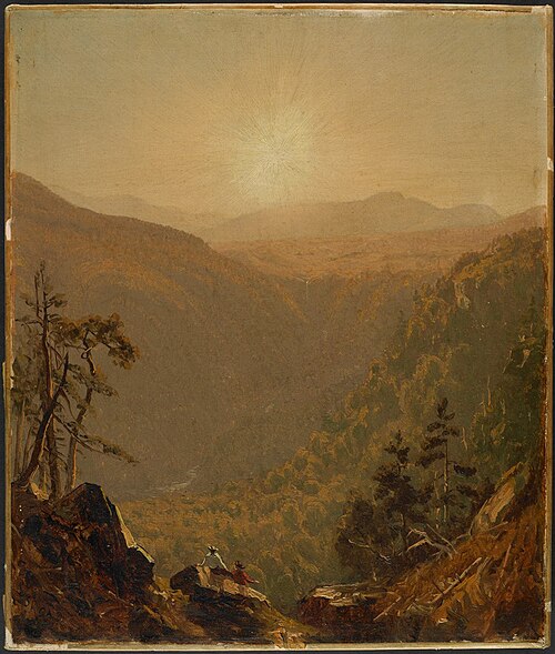 A Sketch in Kauterskill Clove, 1861, Sanford Robinson Gifford
