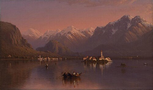 Lake Maggiore, Italy, 1858, Sanford Robinson Gifford