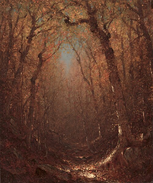 Autumn, a Wood Path, 1876, Sanford Robinson Gifford