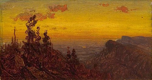 From the Shawangunk Mountains, 1850, Sanford Robinson Gifford