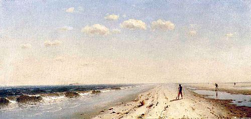 Fire Island Beach, 1850, Sanford Robinson Gifford