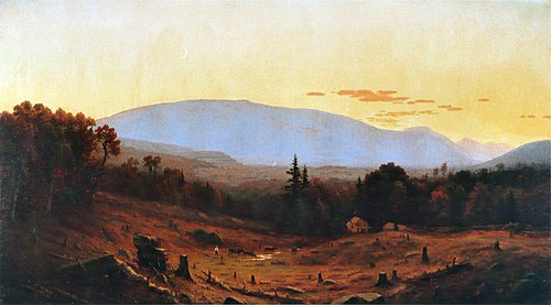 Crépuscule sur mont Hunter, 1866, Sanford Robinson Gifford