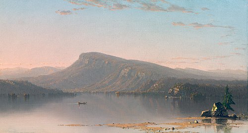 In the Wilderness Twilight, 1850, Sanford Robinson Gifford