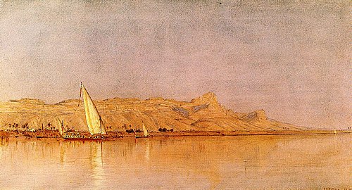 On the Nile, 1850, Sanford Robinson Gifford