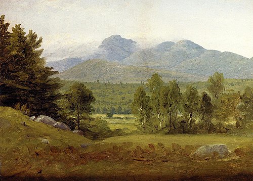 Sketch of Mount Chocorua, New Hampshire, 1850, Sanford Robinson Gifford