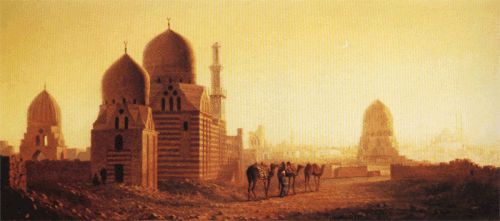 Tombs of the Mameluks, 1850, Sanford Robinson Gifford