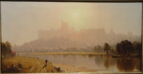 Windsor Castle, 1860, Sanford Robinson Gifford
