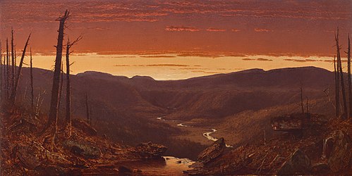 Twilight in the Catskill, 1861, Sanford Robinson Gifford