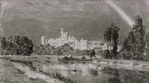 Windsor Castle, 1855, Sanford Robinson Gifford