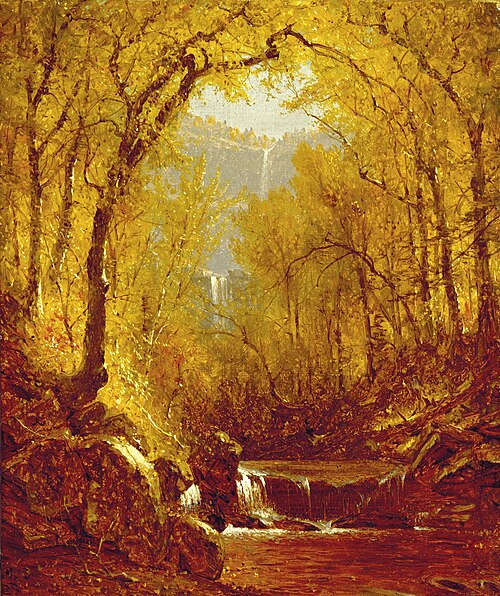 Kaaterskill Falls, 1871, Sanford Robinson Gifford