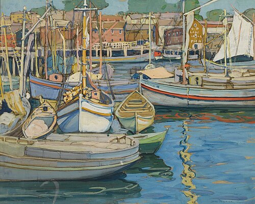 Gloucester Harbor, 1915, Jane Peterson