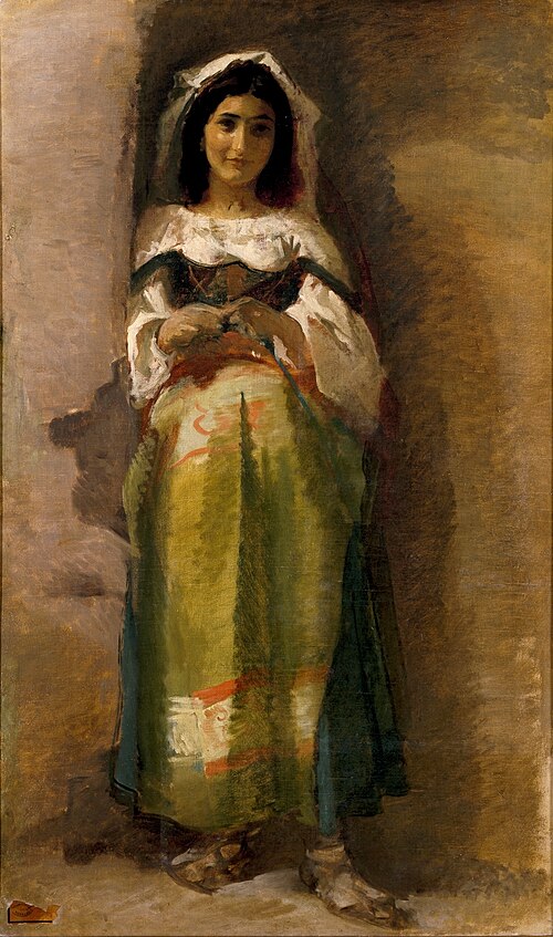 Woman from ciociaria, 1862, Eduardo Rosales