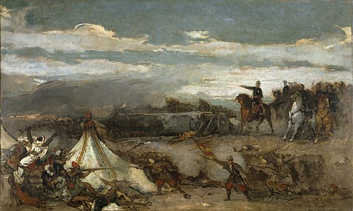 An Episode from the Battle of Tetuán, 1868, Eduardo Rosales