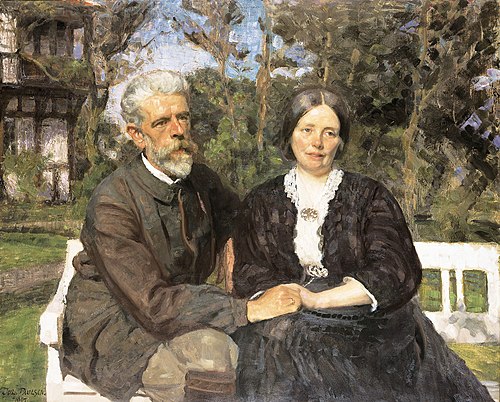 Double portrait, 1907, Julius Paulsen