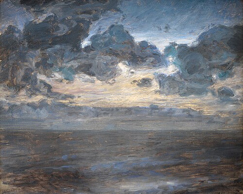 Midsummer Night at Tisvilde Beach, 1886, Julius Paulsen