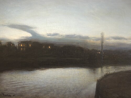 Aftenbillede, 1886, Julius Paulsen