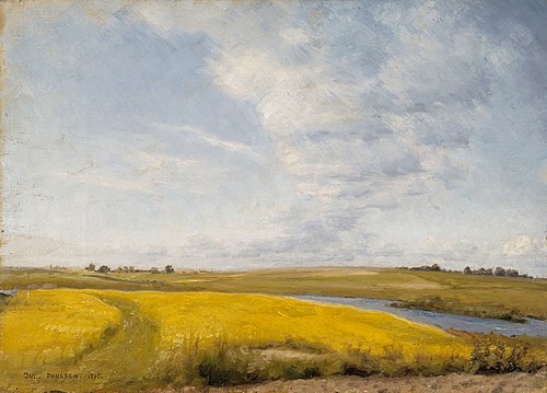 Sinappipelto, 1895, Julius Paulsen