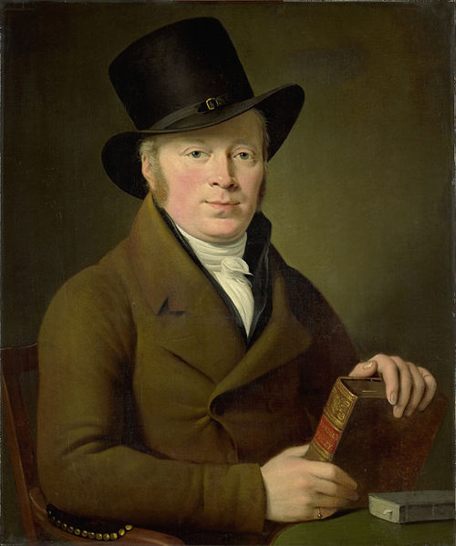 Portrait of the Poet Barend Klijn Barendsz, 1813, Adriaan de Lelie
